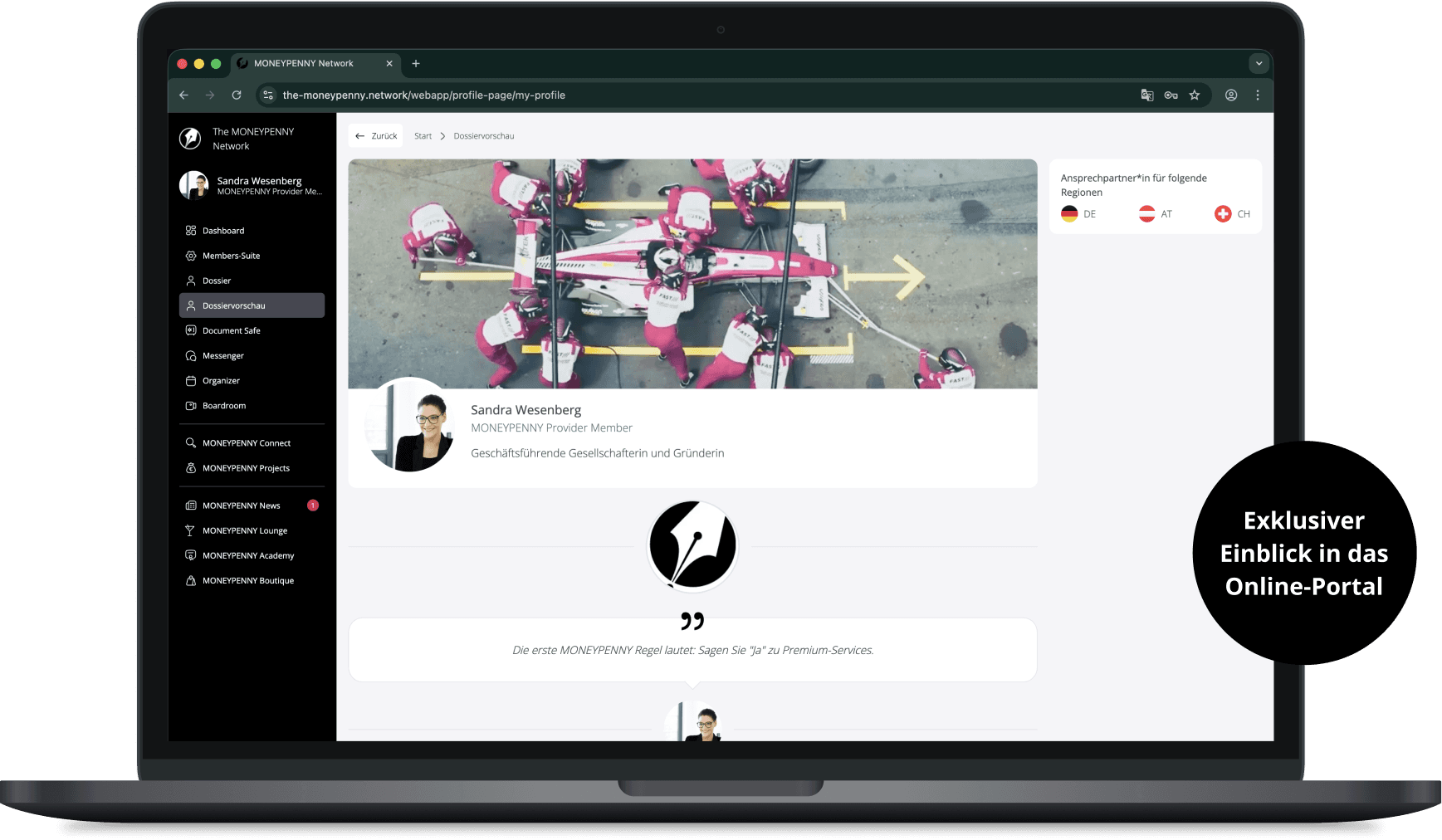 Unsere digitale Business Club-Experience.